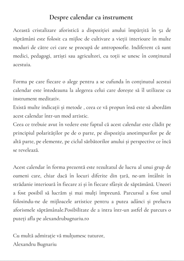 Calendarul Sufletului - imagine 4